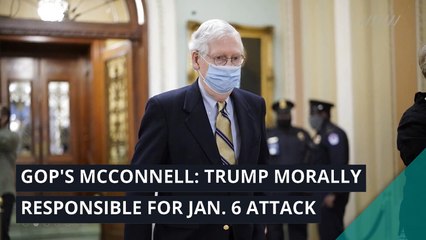 GOP's McConnell: Trump morally responsible for Jan. 6 attack, and other top stories in politics from February 14, 2021.
