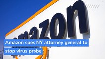 Amazon sues NY attorney general to stop virus probe, and other top stories in technology from February 14, 2021.