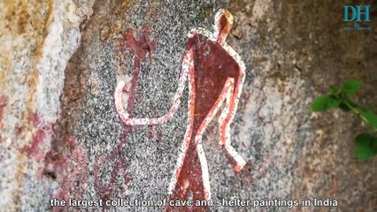 Blasting next to 4000-year-old rock shelter paintings in Karnataka
