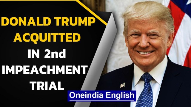 Donald Trump acquitted by US Senate, hints at possible political future | Oneindia News