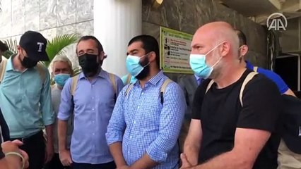 Download Video: Nijerya'da serbest bırakılan Türk gemicilerin tamamı Türkiye'nin Abuja Büyükelçiliğine ulaştı