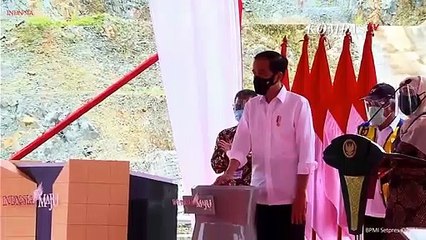 Jokowi Resmikan Bendungan Tukul di Kampung SBY, Pacitan