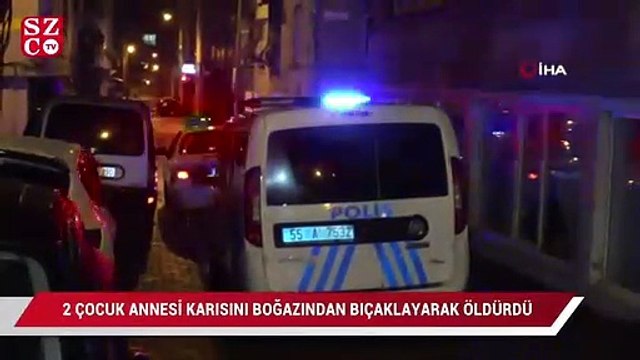 Sevgililer gününde eşini boğazından bıçaklayarak öldürdü