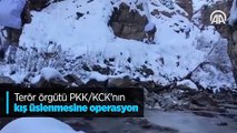 Terör örgütü PKK/KCK'nın kış üslenmesine operasyon