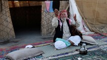 Displaced elderly people struggle for survival in Syria's camps