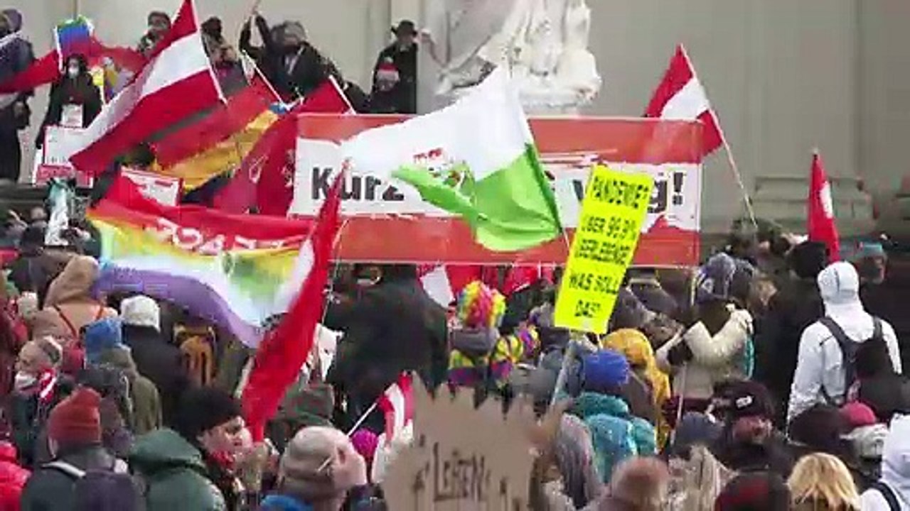 Corona-Proteste in Wien