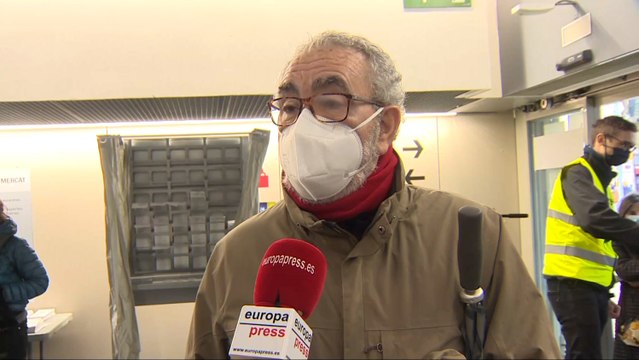 Catalanes destacan que las medidas sanitarias para votar son muy correctas