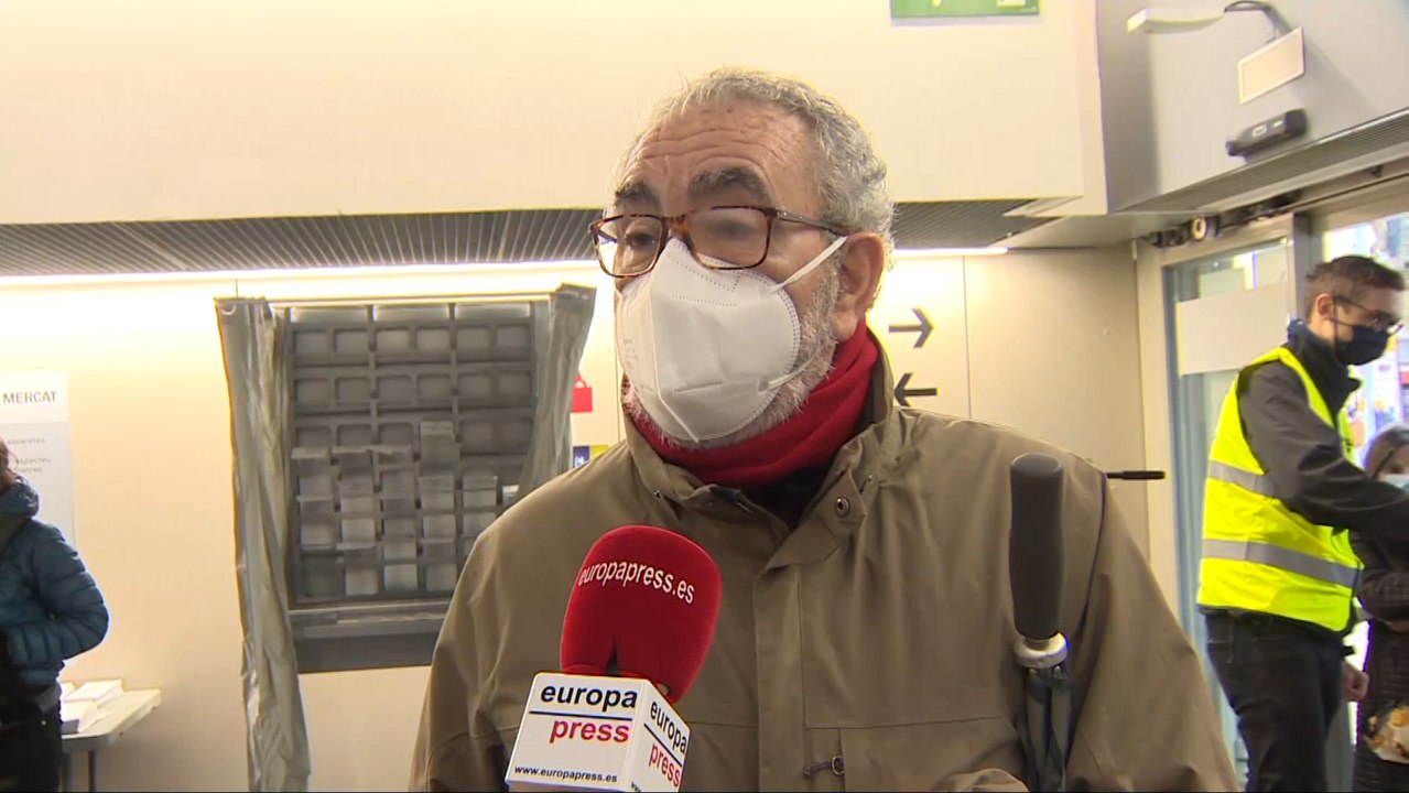 Catalanes destacan que las medidas sanitarias para votar son "muy correctas"