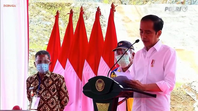 Presiden Joko Widodo Resmikan Bendungan Tukul