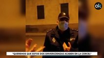 La aplaudida frase de un Policía en Linares: 