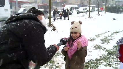 İstanbul'da kar yağışı sürüyor