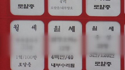 새 임대차법 이후 반전세 증가...월세 부담↑ 서민 한숨 깊어져 / YTN