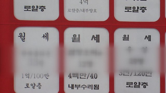 새 임대차법 이후 반전세 증가...월세 부담↑ 서민 한숨 깊어져 / YTN