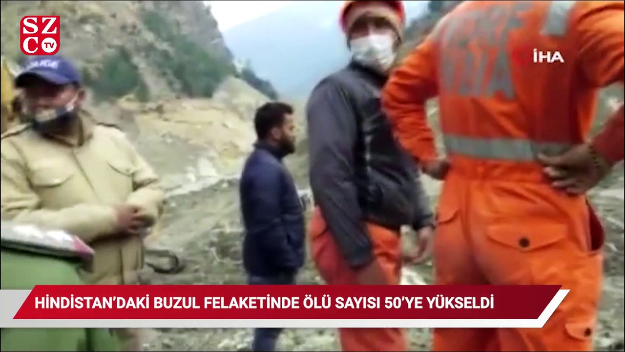 Hindistan'daki buzul felaketinde ölü sayısı 50'ye yükseldi