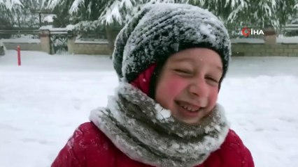 Karın keyfini çocuklar çıkardı