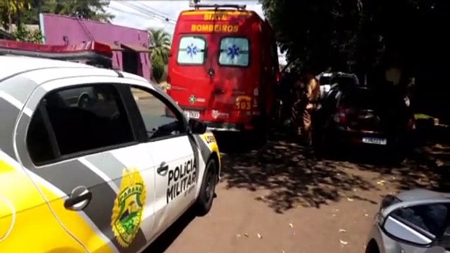 Homem é socorrido após sofrer agressões, na Rua Pio XII, no Bairro Neva