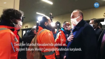 Rehin Alınan Denizciler Türkiye’ye Döndü