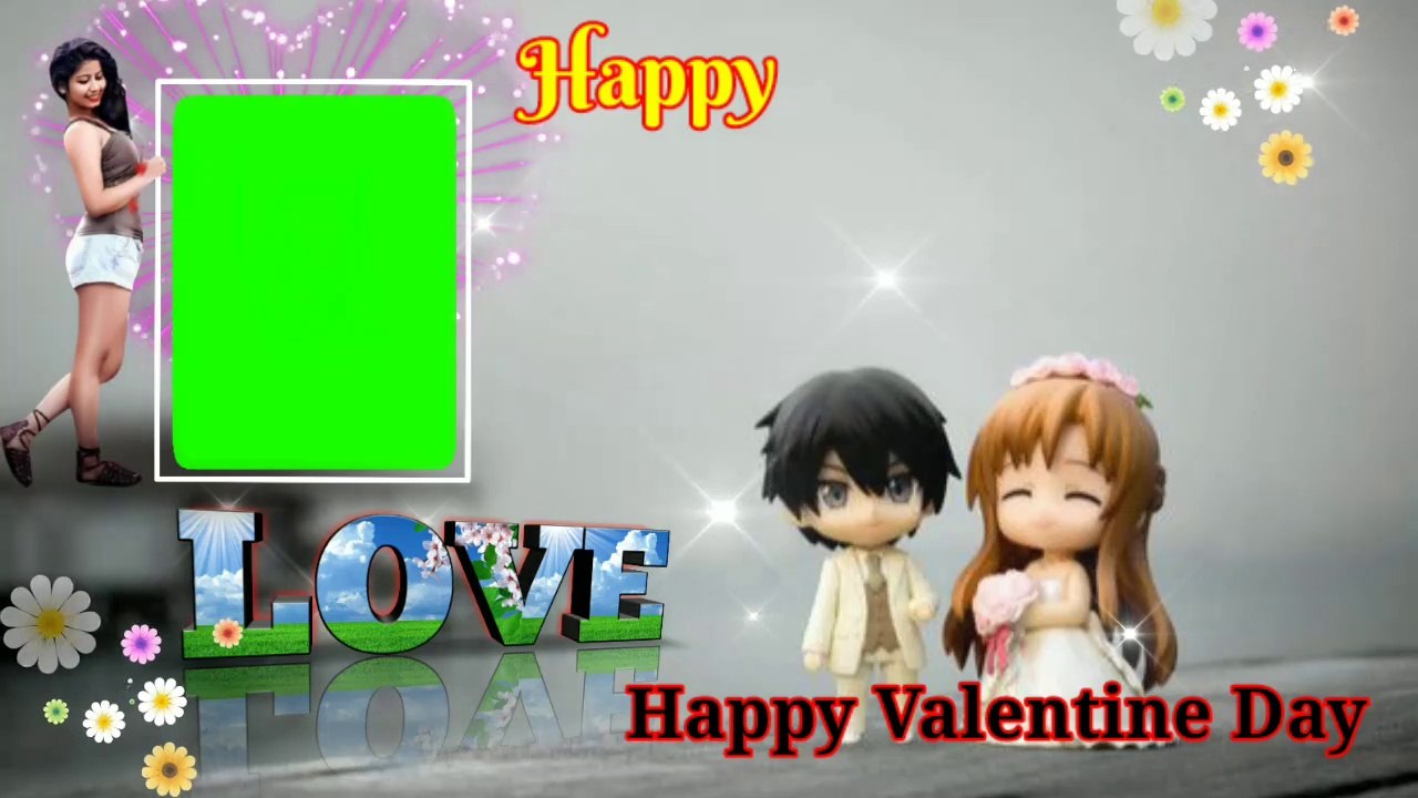 Happy Valentine's Day Green Screen Video