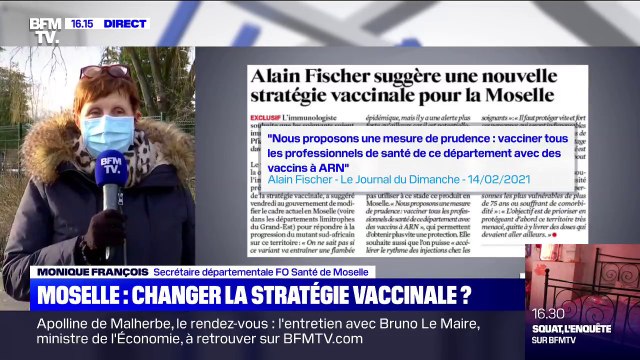 Monique François (FO Santé de Moselle): Il me semble indispensable que nos soignants bénéficient des vaccins Pfizer et Moderna