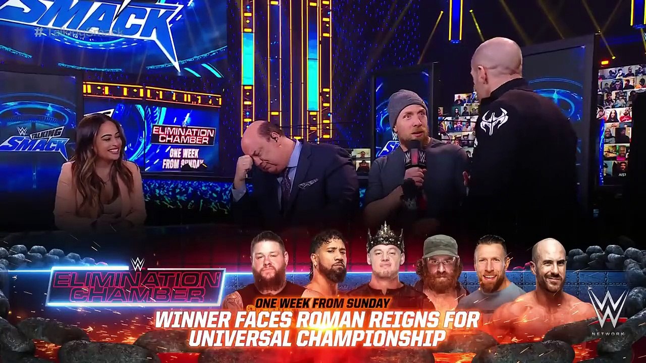 Daniel Bryan taunts Paul Heyman after qualifying_ WWE Talking Smack, Feb. 13, 2021