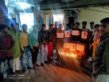 मोमबत्ती जलाकर रिंकू शर्मा को दी श्रद्धांजलि, आरोपियों पर कार्यवाही की मांग
