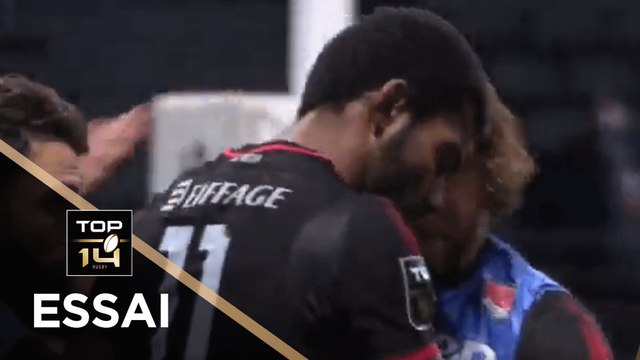 TOP 14 - Essai de Noa NAKAITACI (LOU) - Racing 92 - Lyon - J16 - Saison 2020/2021