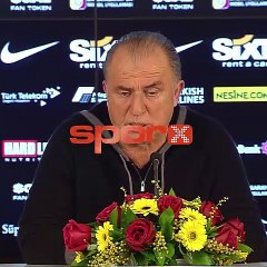Fatih Terim: "Kar, bora, fırtınalı bir maç"