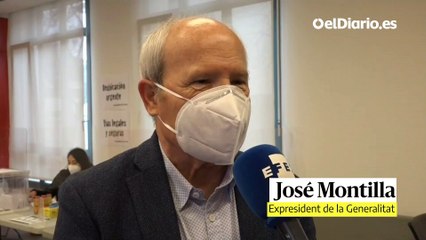 El expresident José Montilla preside una mesa electoral