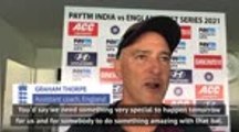 England need 'something special' to avoid India defeat - Thorpe
