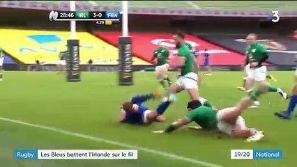 Tournoi des VI Nations : la France bat l'Irlande sur le fil