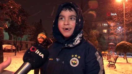 Karın tadını yine çocuklar çıkardı