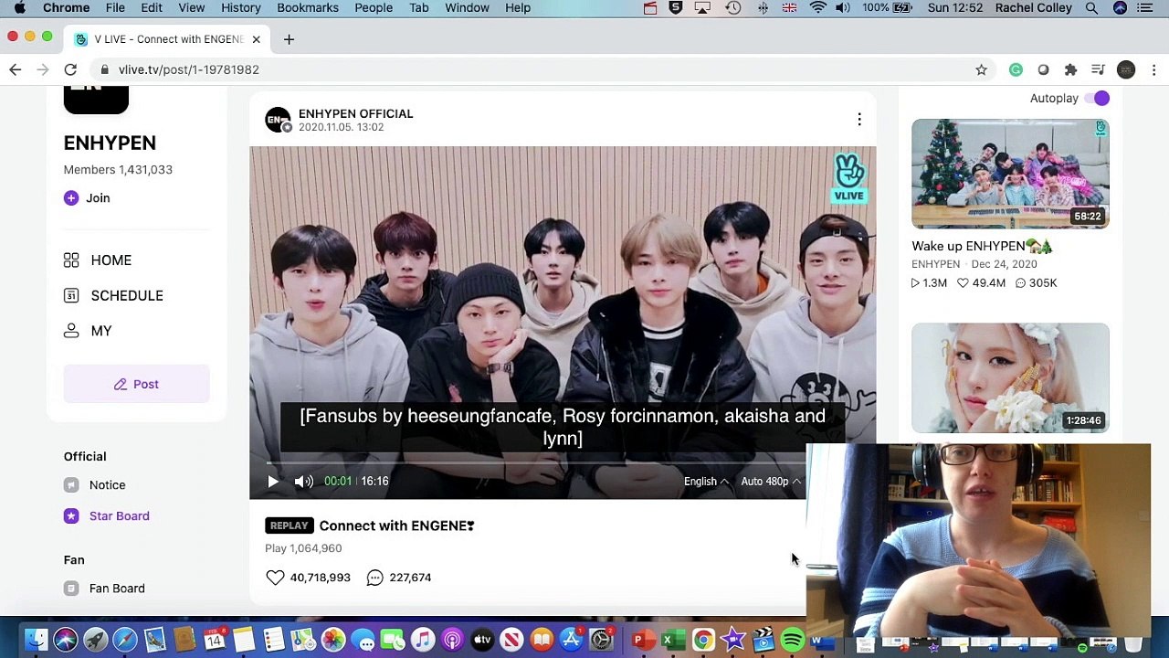 REACTION | ENHYPEN'S THIRTEENTH VLIVE LIVESTREAM PART 1