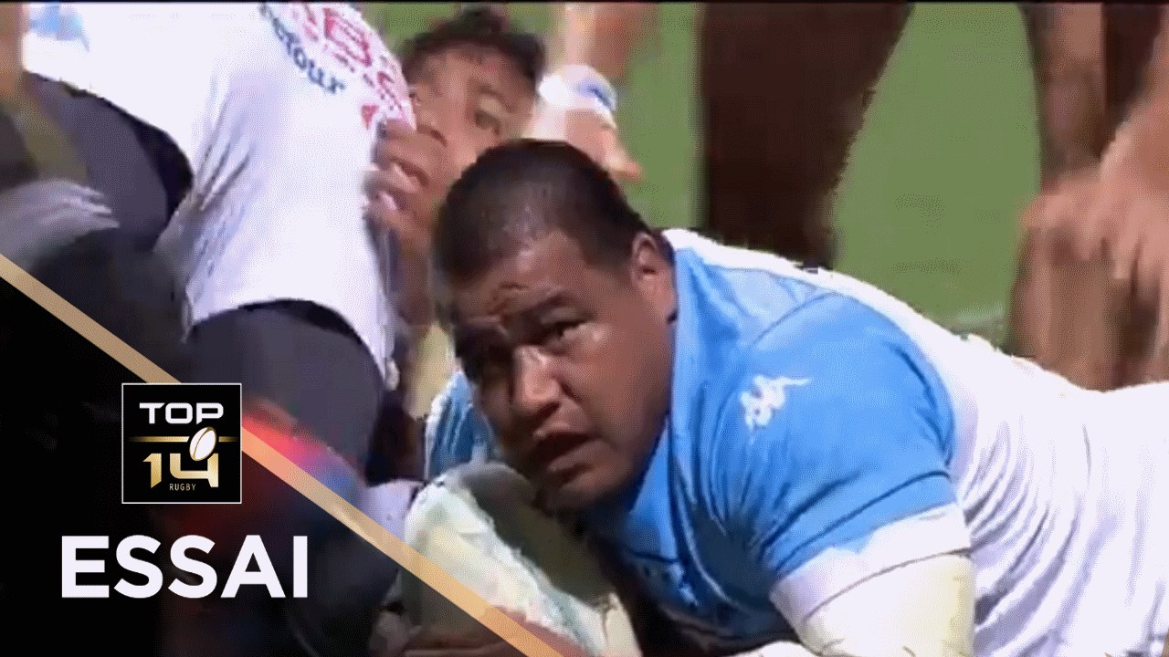 TOP 14 - Essai de Viliamu AFATIA (AB) - Bayonne - Brive - J16 - Saison 2020/2021