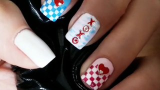 XO Valentine's Day Nails -Nail Tutorial - Nail Art - Valentine's Day - Nail Video
