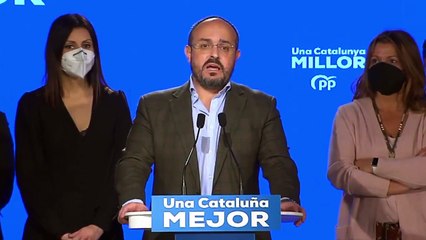 Alejandro Fernández admite la derrota del PP en Cataluña: "Nuestro resultado muy malo"