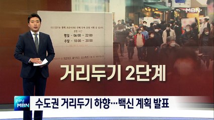 오늘부터 수도권 거리두기 2단계…백신 접종계획 발표