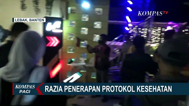 Pengunjung Kafe di Lebak Dibubarkan Petugas Satgas Covid-19