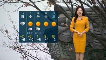 오전까지 곳곳 약한 비…낮부터 찬바람, 기온 뚝↓
