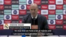 Zidane has no explanation for Real injury woes