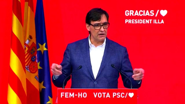El PSC gana las elecciones en votos y empata con ERC en escaños