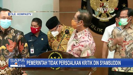 Mahfud MD Sebut Pemerintah Tidak Akan Persoalkan Kritik dari Din Syamsuddin