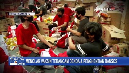 Menolak Vaksinasi Covid-19 Terancam Denda dan Penghentian Bansos, Relevankah?