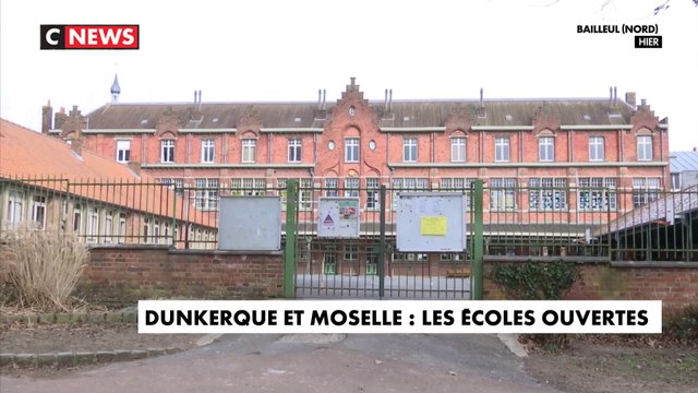 Dunkerque et Moselle : les écoles ouvertes