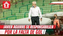 Javier Aguirre asume responsabilidad por falta de goles de Rayados