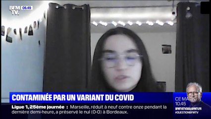 Touchée par le Covid-19, elle a ensuite appris qu'il s'agissait d'un variant