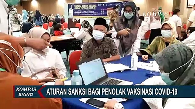 Tolak Divaksin Covid-19 Bisa Didenda hingga Tak Dapat Bansos, Ini Penjelasannya