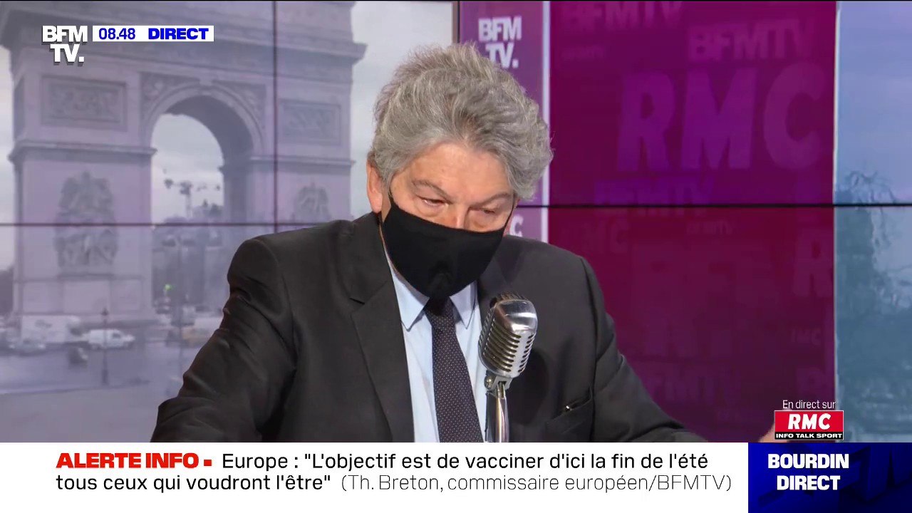 Le commissaire européen Thierry Breton réfléchit à une "palette de propositions" pour pouvoir voyager cet été en Europe