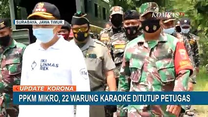 PPKM Mikro, 22 Warung Karaoke di Surabaya Ini Ditutup Petugas