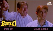 Court Scene | Baazi (1995) | Aamir Khan | Paresh Rawal | Kulbhushan Kharbanda | Bollywood Movie Action Scene | Part 19