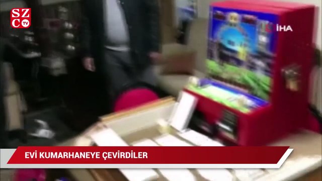 Evi kumarhaneye çevirdiler